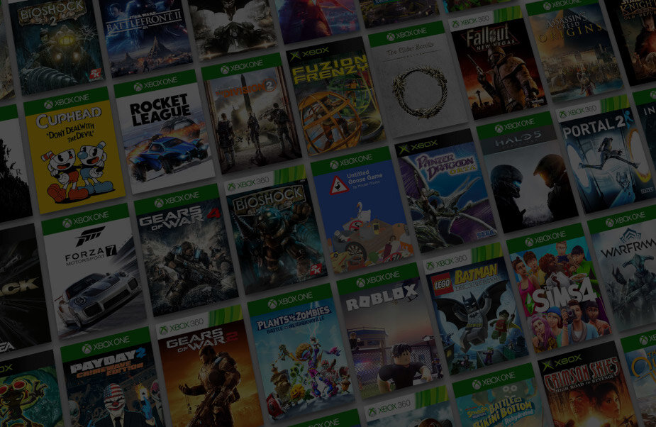 Konsola Microsoft Xbox Series S 1TB grafika przedstawiająca różne gry