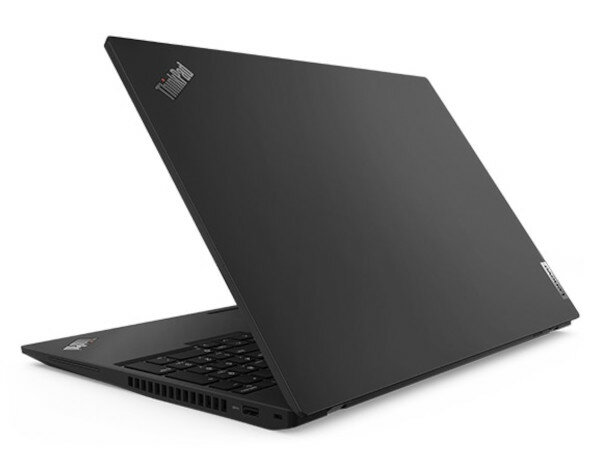 Laptop Lenovo ThinkStation T16 G2 16GB widok pod skosem od tyłu laptopa