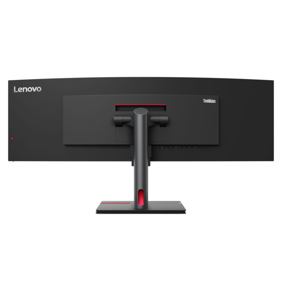 Monitor Lenovo ThinkVision P49w-30 49-calowy tył na białym tle