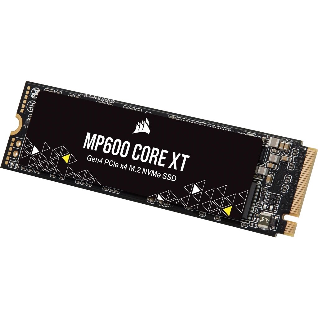 Dysk SSD Corsair MP600 CORE XT 4TB PCIe 4.0 NVMe M.2 widok pod skosem