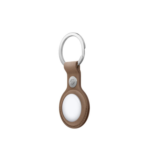 Brelok Apple AirTag FineWoven Key Ring jasnobeżowy tyłem