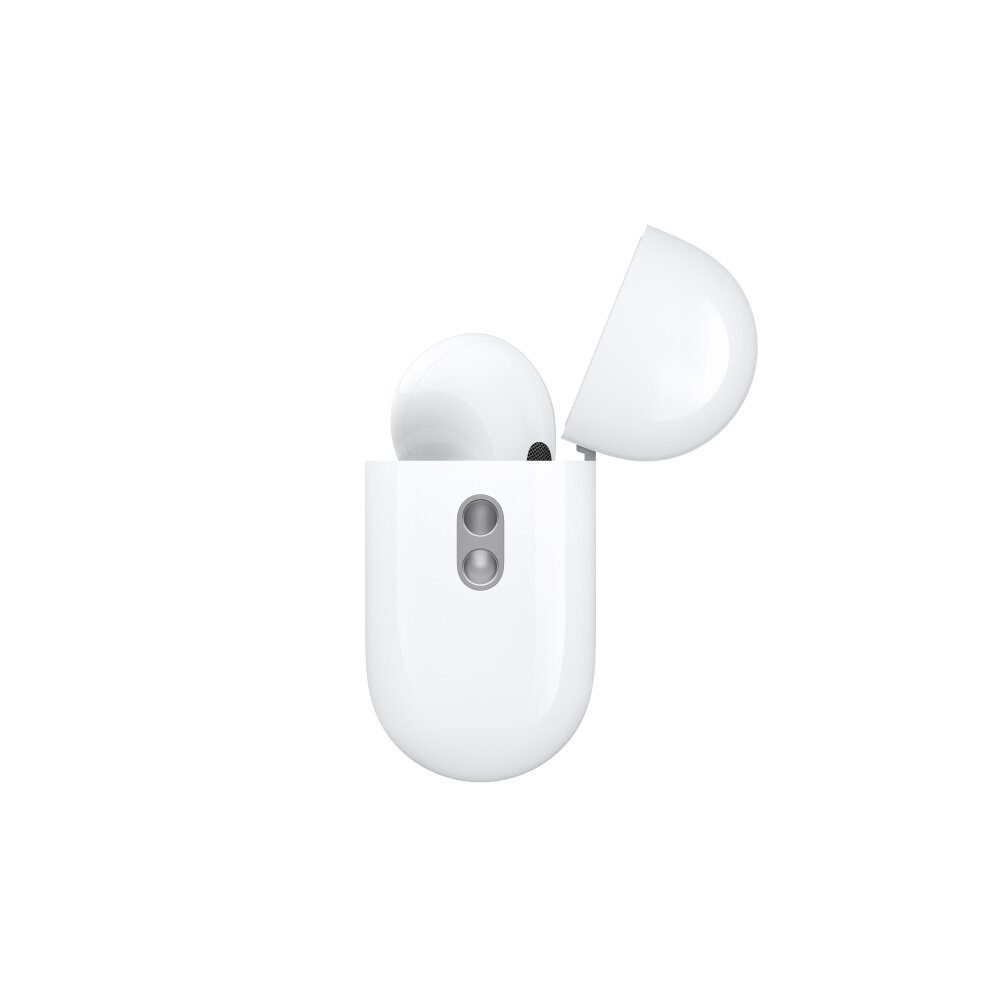 Słuchawki Apple AirPods Pro (2 generacji) z etui MagSafe (USB‑C) otwarte etui od boku