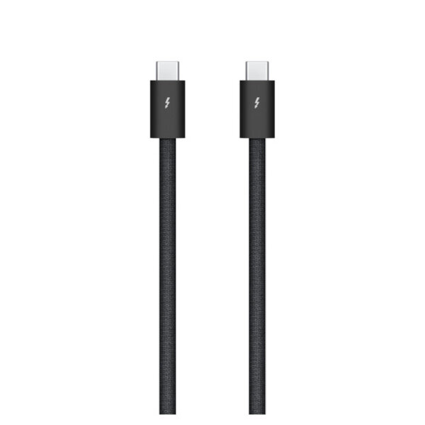 Kabel profesjonalny Apple Pro Thunderbolt 4 USB-C 1m widoczne końcówki kabla
