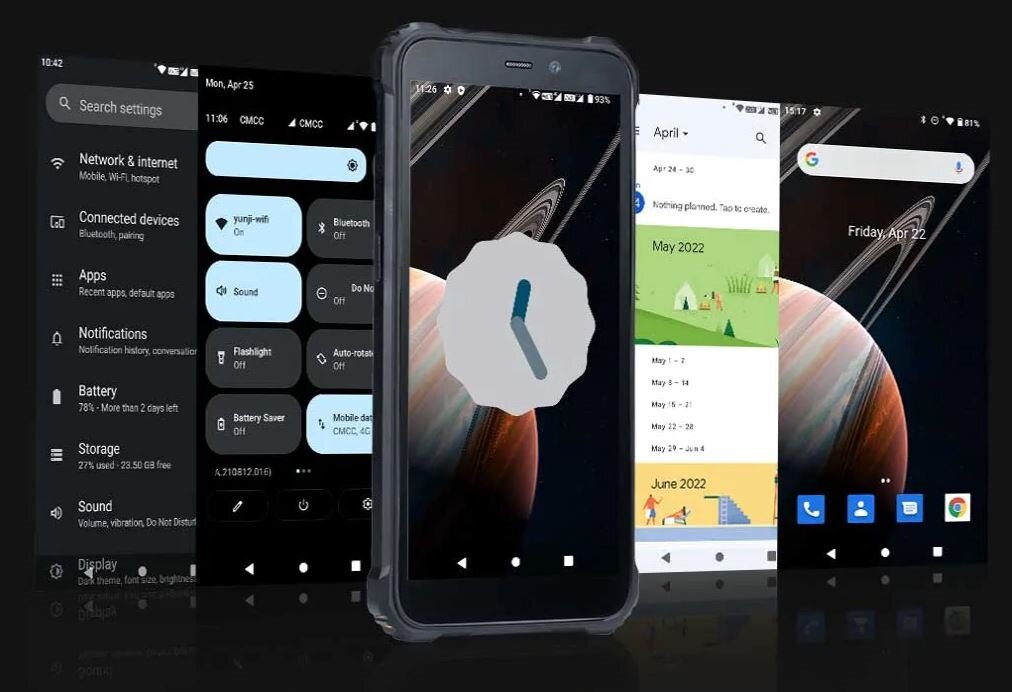 Smartfon Oukitel WP20 Pro 4/64 GB czarny  podgląd aplikacji smartfonu