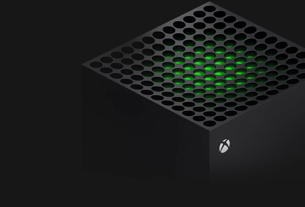 Konsola Microsoft Xbox Series X + Forza Horizon 5 Premium Edition + FC 24 widok od góry po skosie