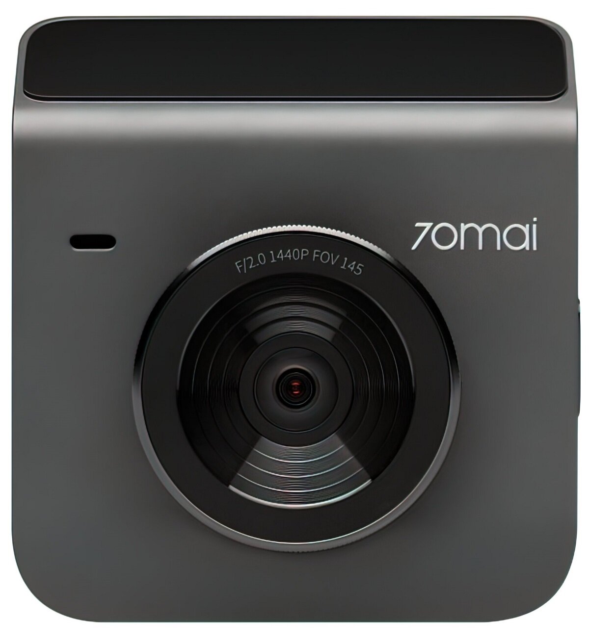 Wideorejestrator 70mai A400 Dash Cam szary widok kamery od przodu