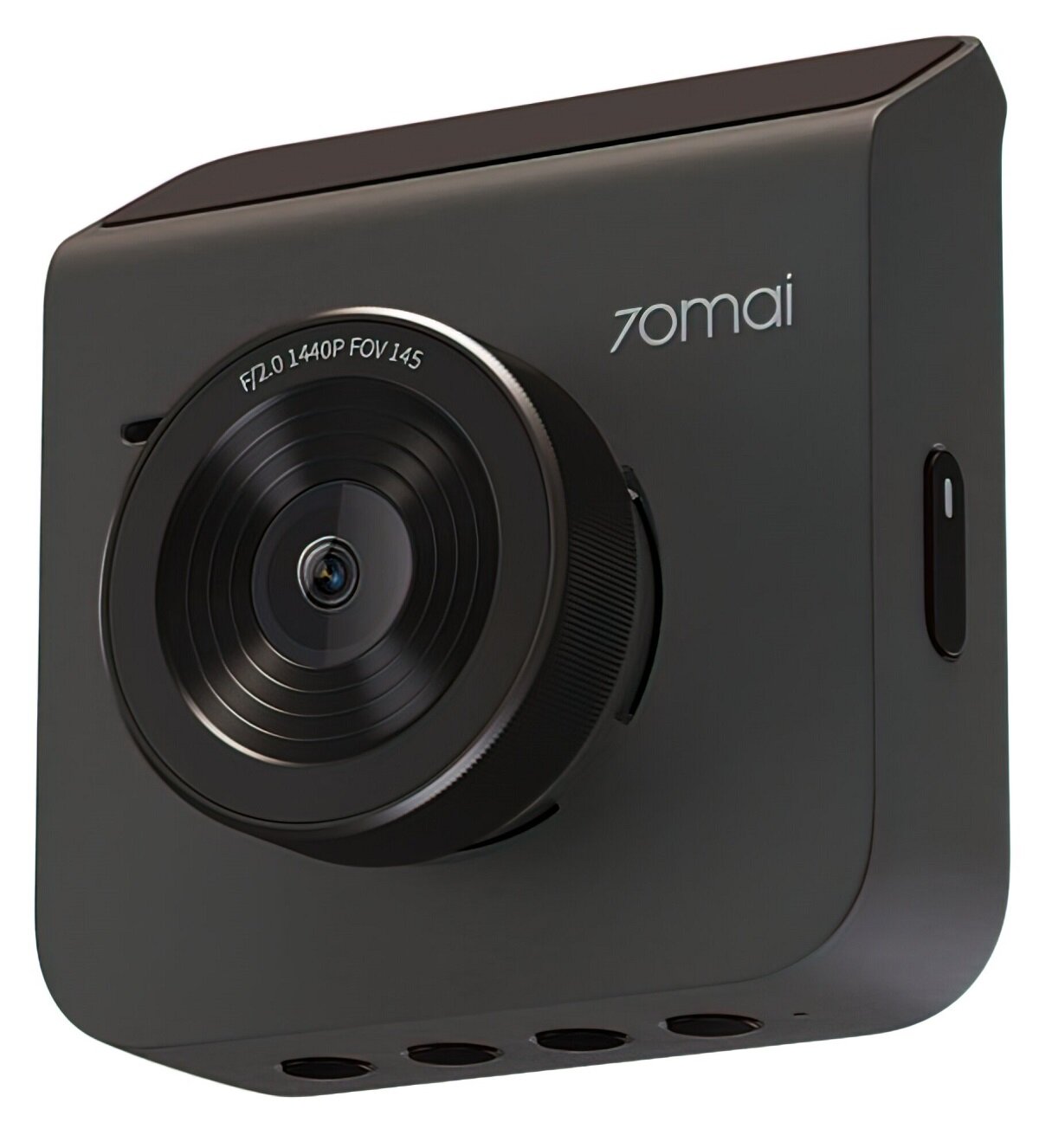 Wideorejestrator 70mai A400 Dash Cam szary + RC09  widok kamery przedniej  pod skosem