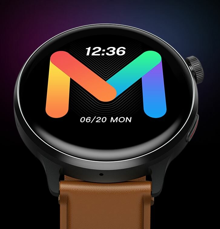 Smartwatch Mibro Lite 2 czarny widok na wyświetlacz