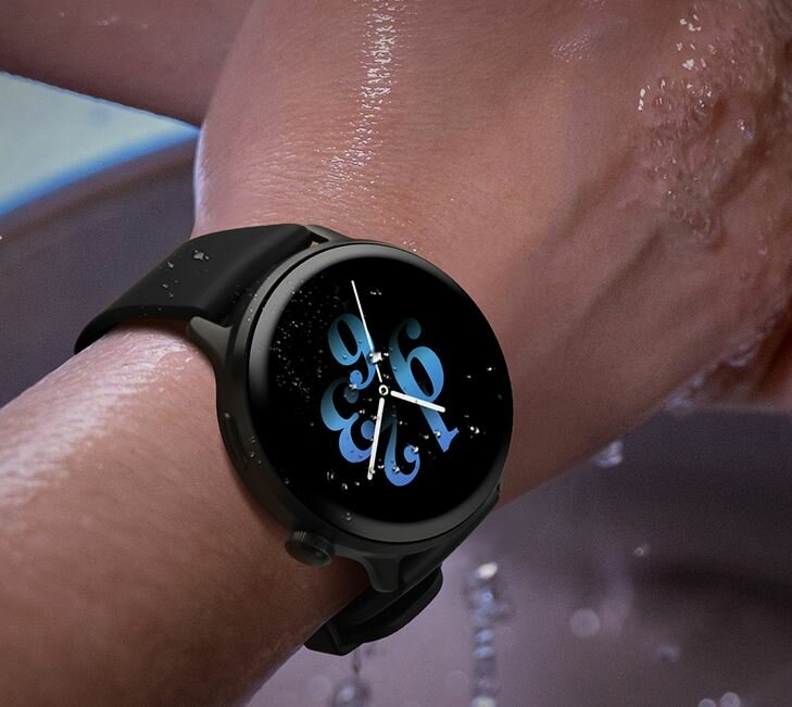 Smartwatch Mibro Lite 2 czarny grafika przedstawiająca wodoodporność smartwacha