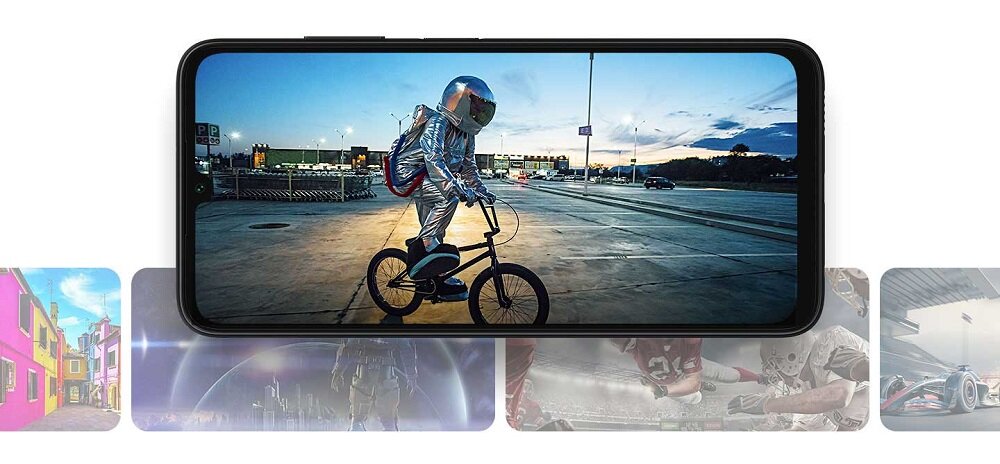 Smartfon Samsung Galaxy A05s grafika przedstawia smartfon od frontu
