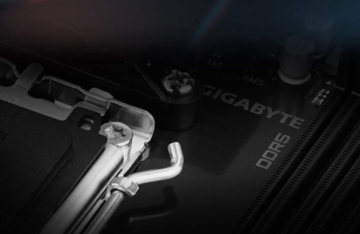 Płyta główna Gigabyte B650 GAMING X AX V2 Socket AM5 widoczna z bliska
