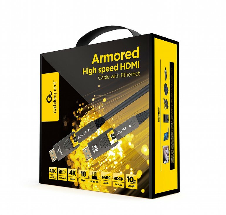 Kabel HDMI Gembird CCAP-HDMIDD-AOC-10M AOC 10m pudełko pod skosem