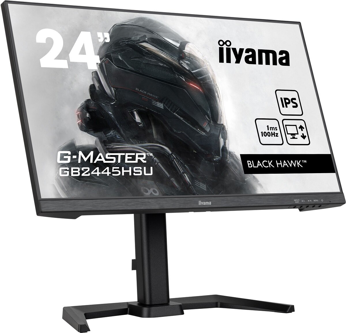 Monitor iiyama G-Master GB2445HSU-B1 24” pod skosem