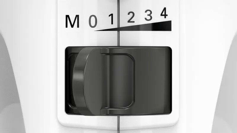 Mikser Bosch MFQ2210D 375 W widok od góry na suwak