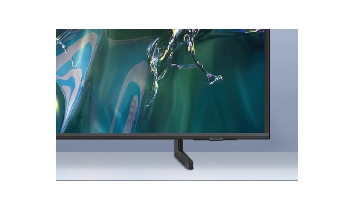 Telewizor Samsung QE43Q67DA QLED 4K 43” zbliżenie na regulowany stojak telewizora