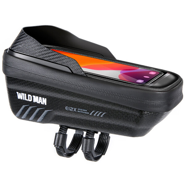Uchwyt na ramę roweru Wildman M E12X czarny pod skosem