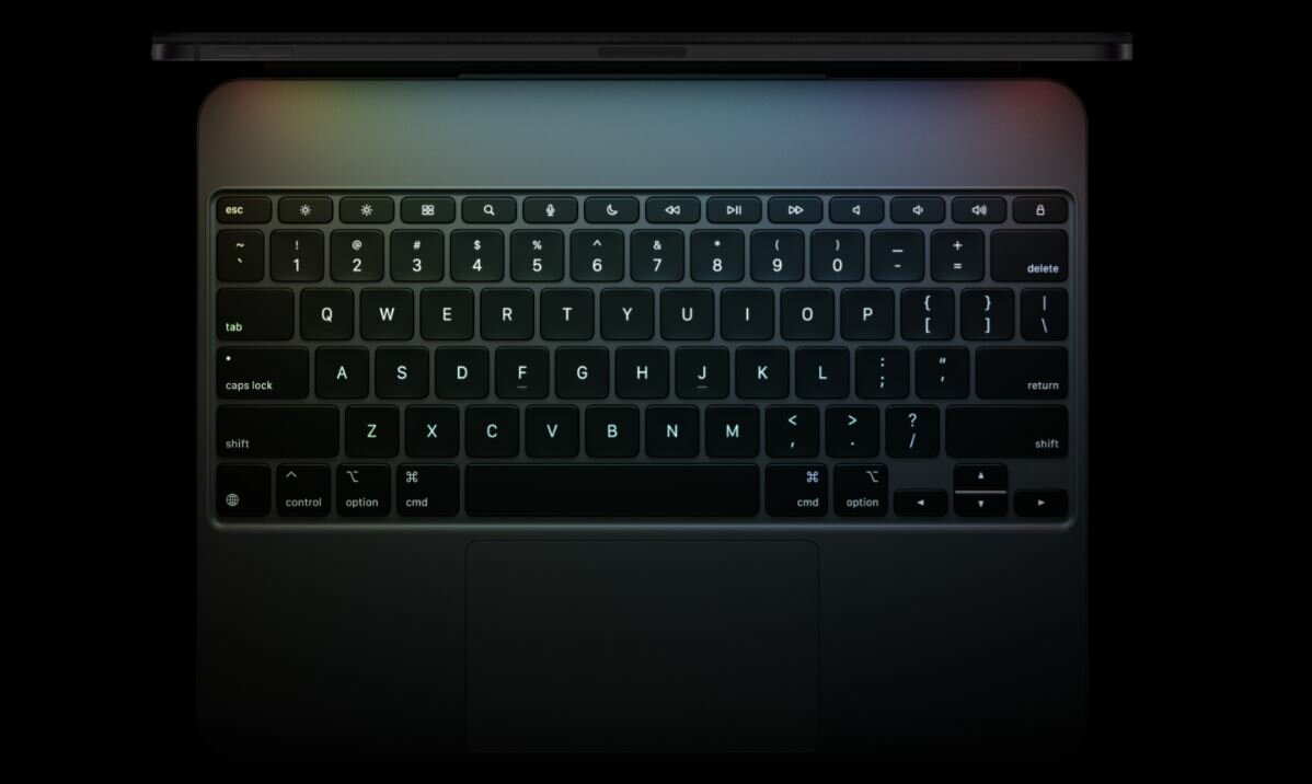 Tablet Apple iPad Pro 11 2TB Nano Gwiezdna czerń widok od góry