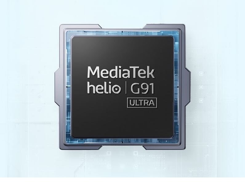 Smartfon Xiaomi Redmi 13 6/128 GB różowy grafika przedstawia procesor MediaTek Helio G91-Ultra