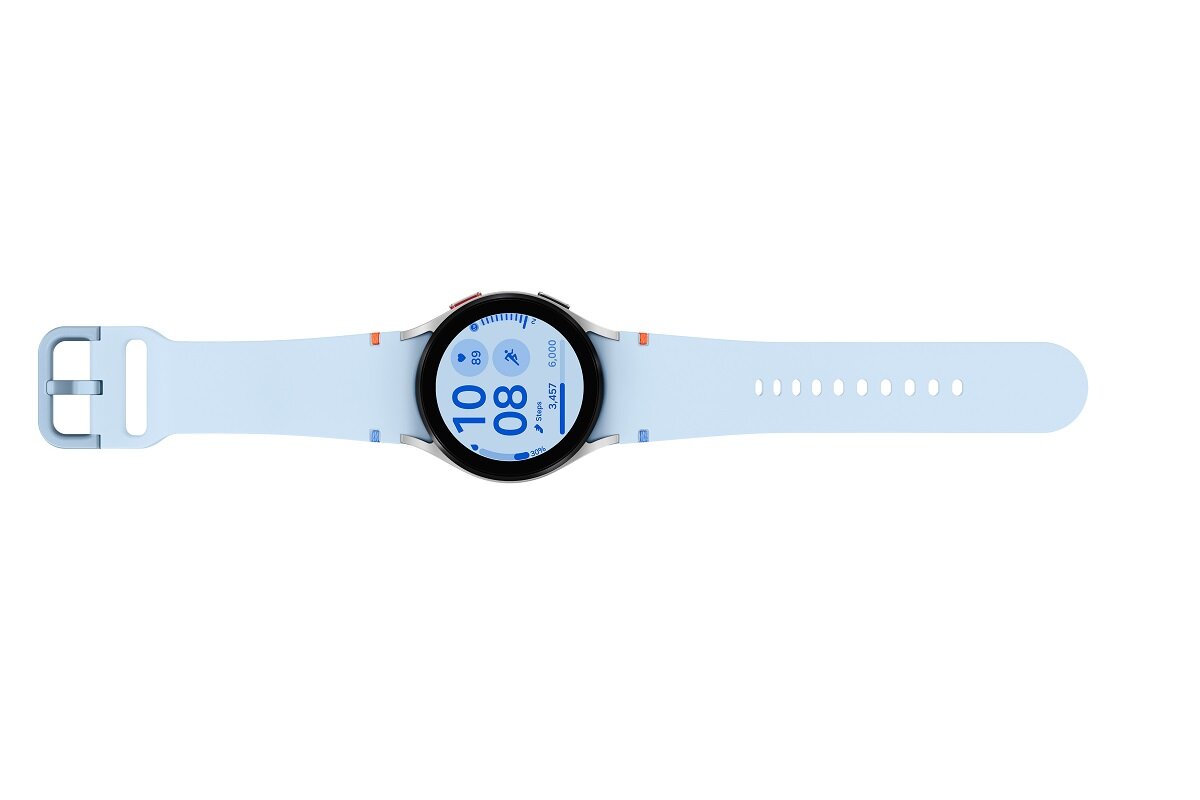 Smartwatch Samsung Galaxy Watch FE 40mm grafika przedstawia urządzenie od dołu