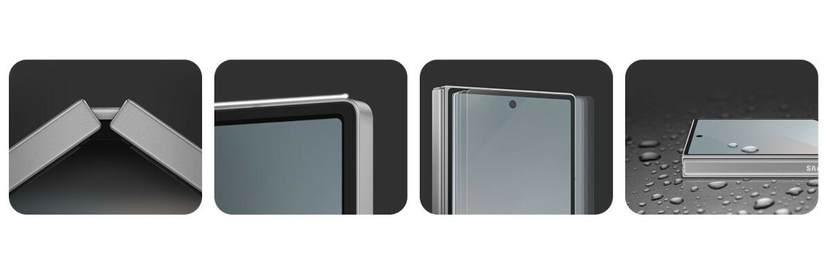 Smartfon Samsung Galaxy Z Fold6 5G 12/512GB szary widok na różne części smartfona