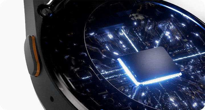 Smartwatch Samsung Galaxy Watch7 L300 BT 40mm zielony grafika przedstawiająca procesor w smartwatchu