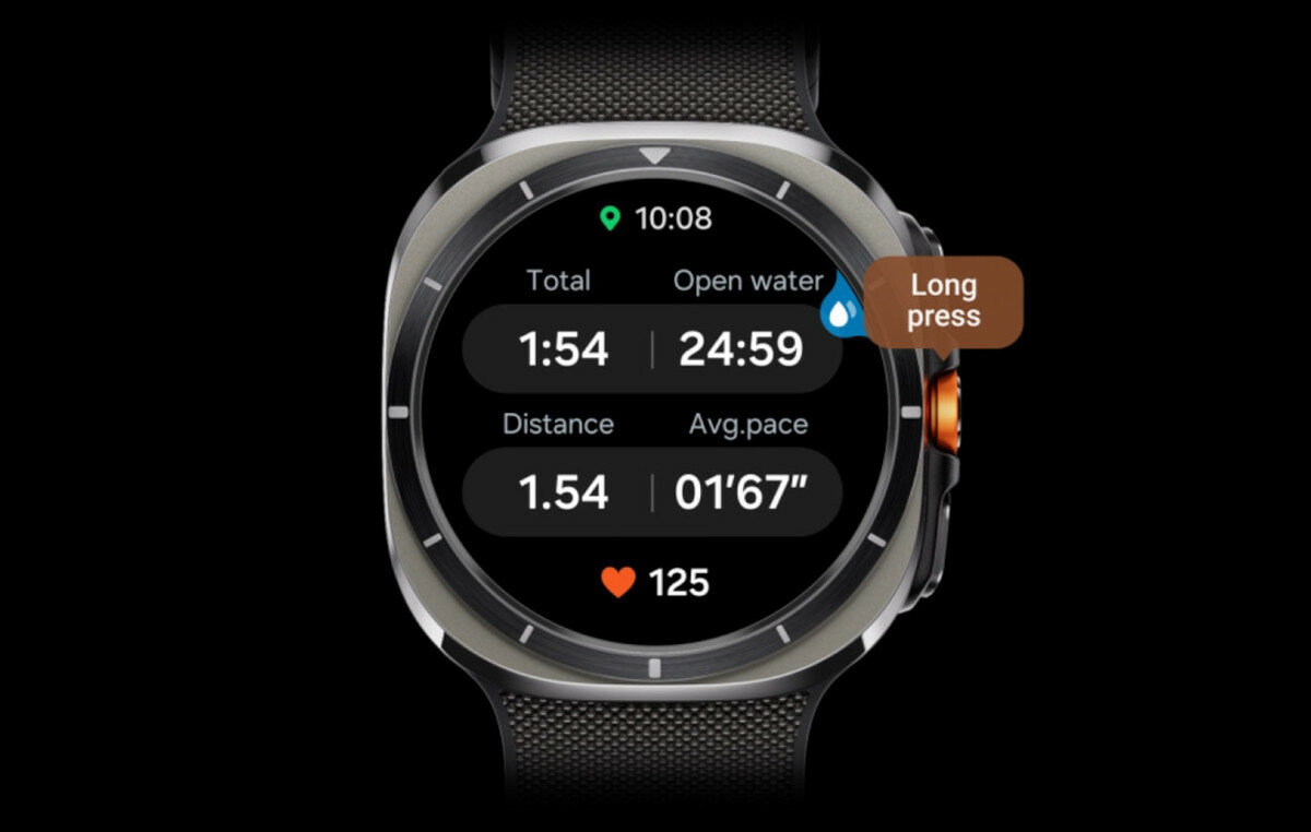 Smartwatch Samsung Galaxy Watch Ultra L705 LTE szary grafika przedstawiająca przykładową funkcję Wiele dyscyplin