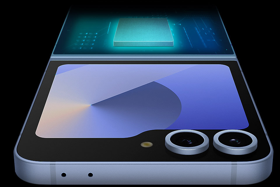 Smartfon Samsung Galaxy Z Flip6 5G 12/512GB żółty grafika przedstawiająca silnik ProVisual