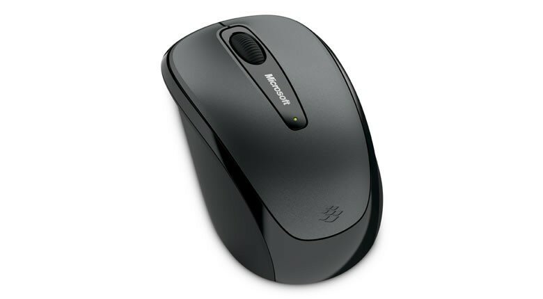 Mysz bezprzewodowa Microsoft 3500 czarna pod skosem