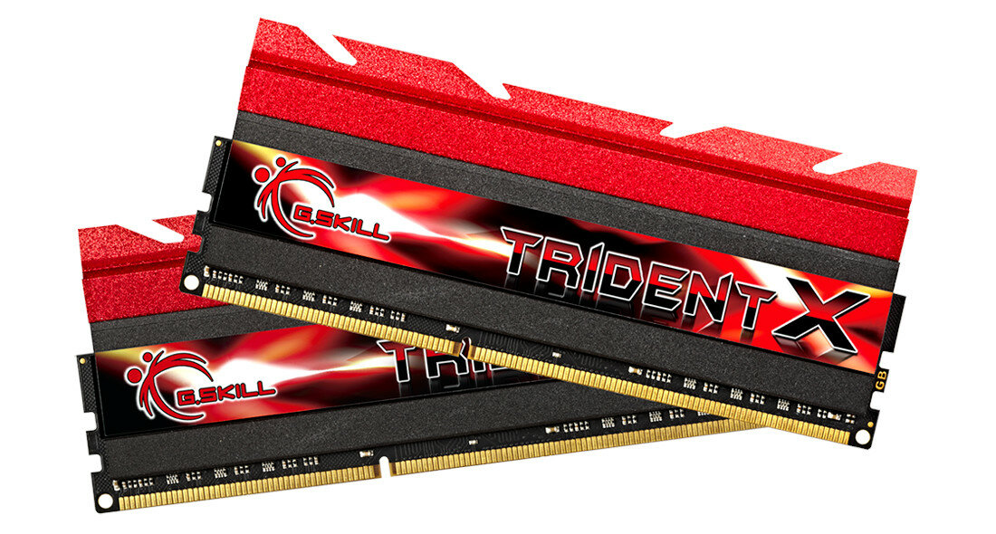 Pamięć RAM G.SKILL TridentX F3-2400C10D-16GTX DDR3 2x8GB 2400MHz dwie pamięci frontem