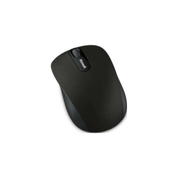 Mysz Microsoft Mobile Mouse 3600 Bluetooth widok myszki z lewego tylnego boku od góry