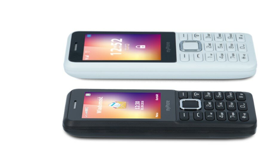 Telefon myPhone 6310 czarny kompaktowy rozmiar i design