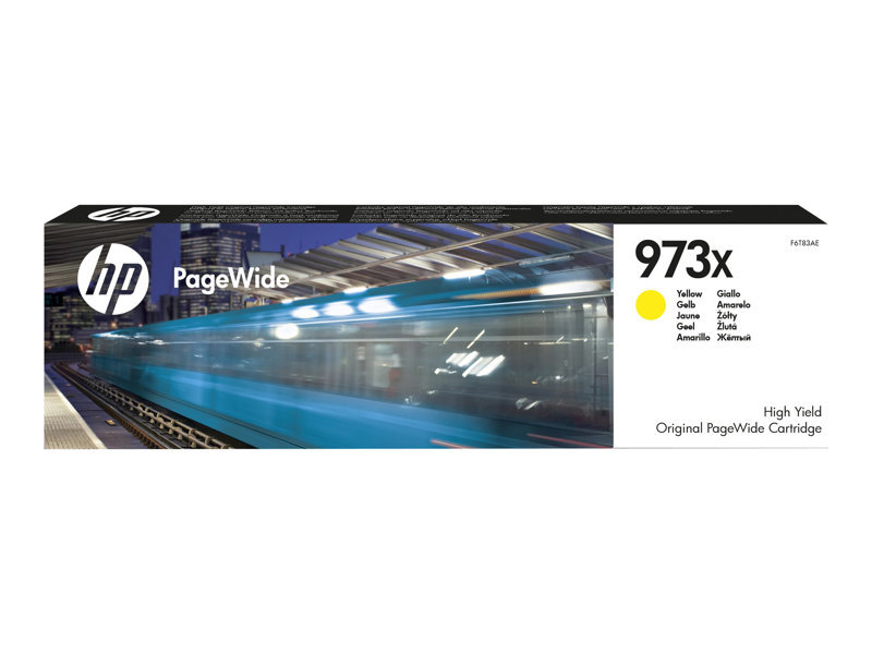 HP Tusz 973X Ink Cart HY PageWide Yellow