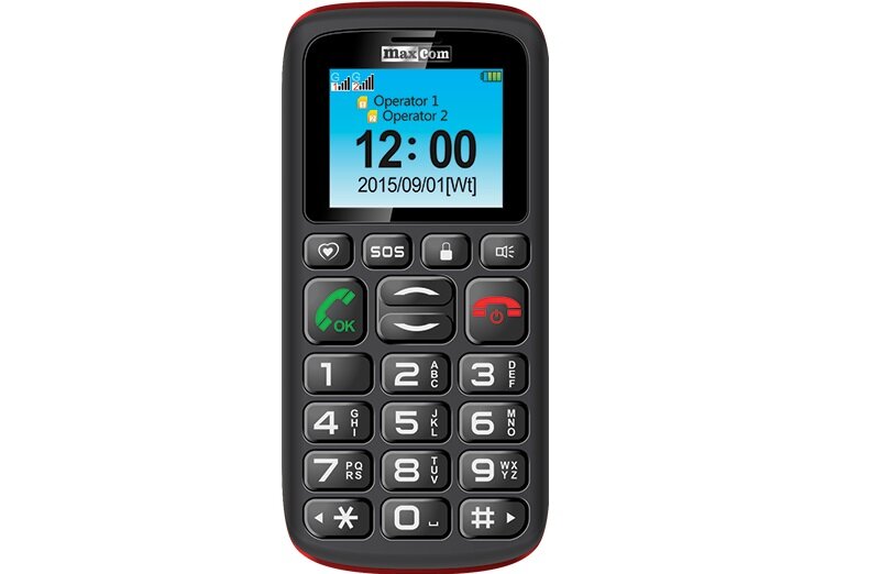 Telefon Maxcom Comfort MM428 MAXCOMMM428BB front
