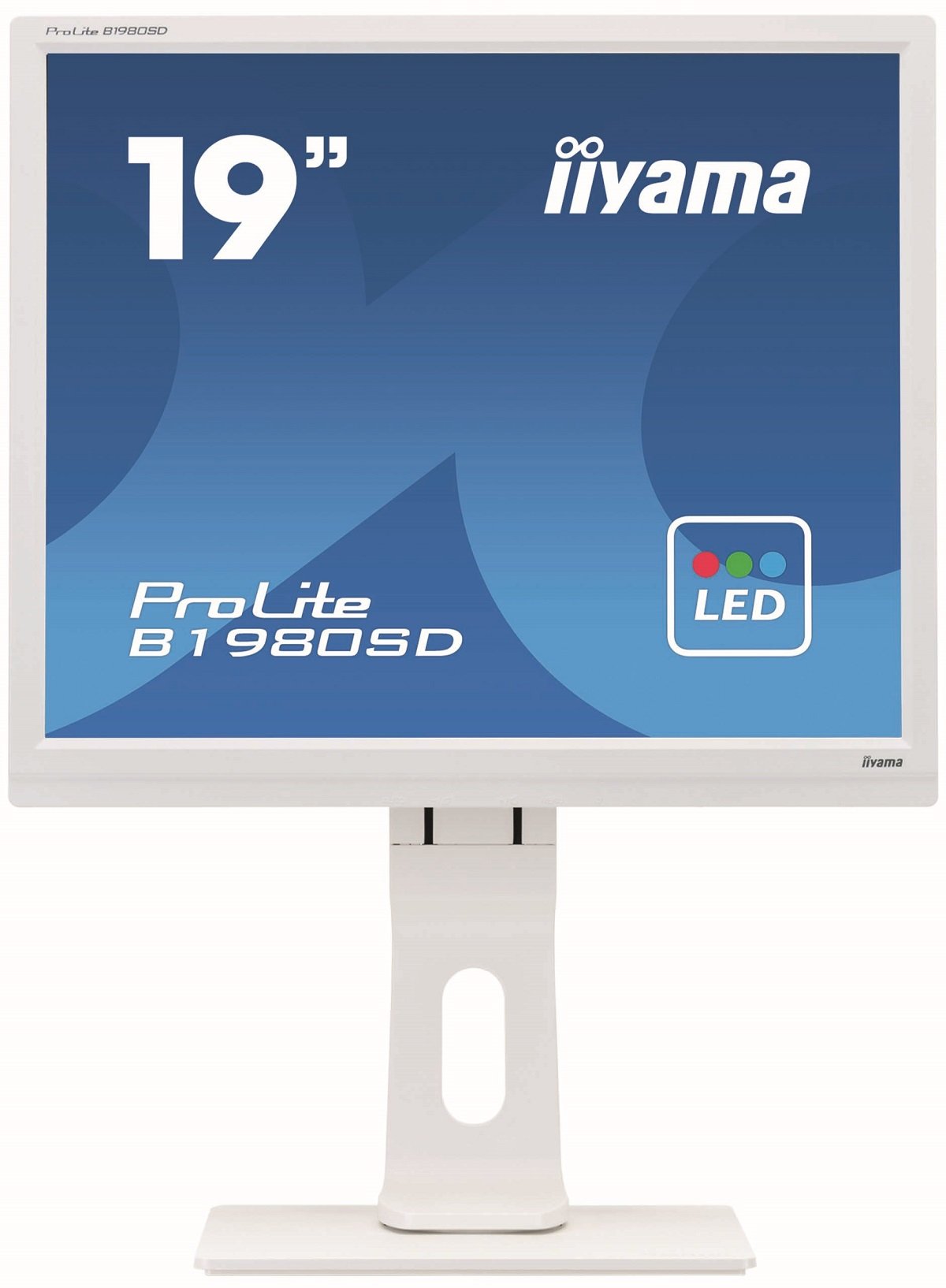 Monitor Iiyama ProLite B1980SD-W1 widok na ekran od przodu