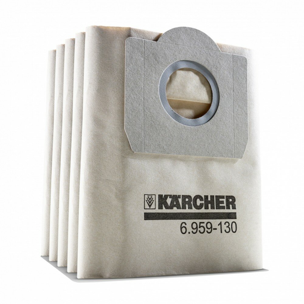 Worki do odkurzaczy Karcher 6.959-130.0 na białym tle