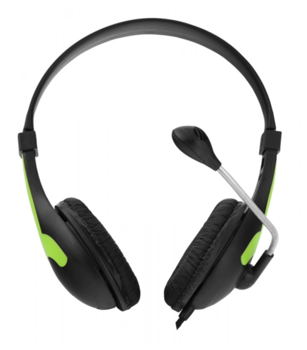 słuchawki Esperanza EH158G zielone przód