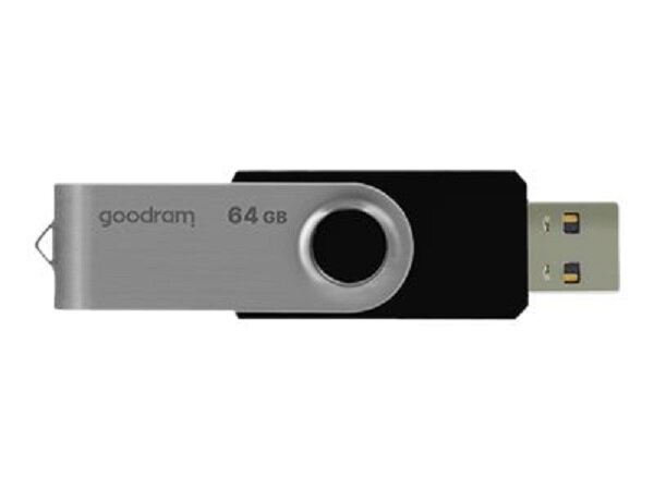 Pendrive Goodram UTS2-0640K0R11 64GB UTS2 USB 2.0 czarny z rozłożoną obudową