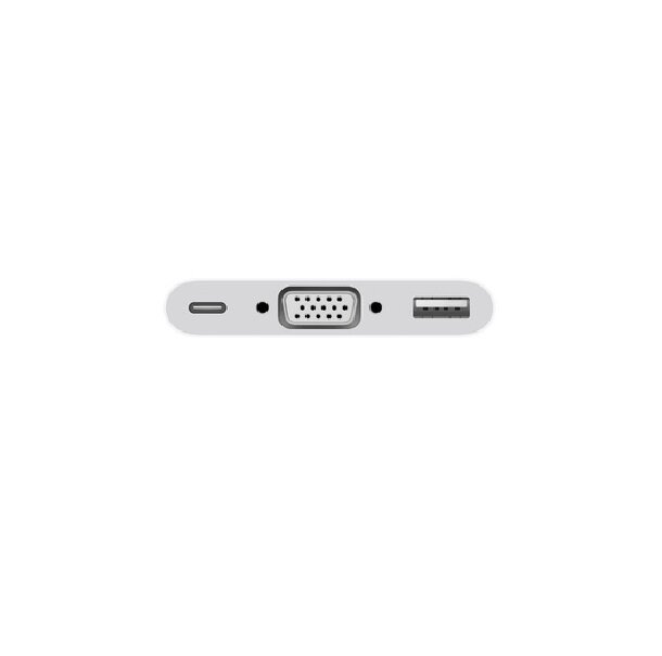 Wieloportowa przejściówka USB-C VGA Apple MJ1L2ZM/A Biała od frontu