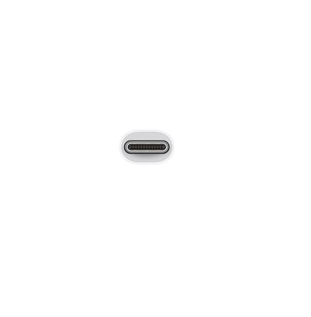Wieloportowa przejściówka USB-C VGA Apple MJ1L2ZM/A Biała od frontu  przewodu usb C