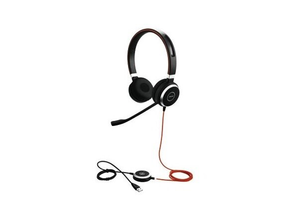 Zestaw słuchawkowy Jabra Evolve 40 stereo czarny z kablem