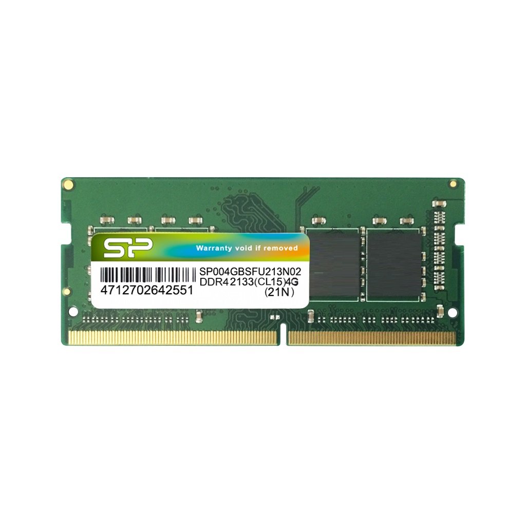 Pamięć DDR4 SODIMM Silicon Power 4GB 2400MHz CL17 1.2V PASRD4Z60010 przód
