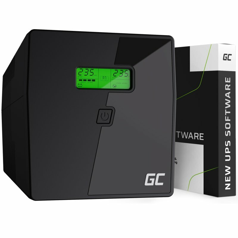 Zasilacz awaryjny UPS Green Cell UPS03 600 W widoczny frontem