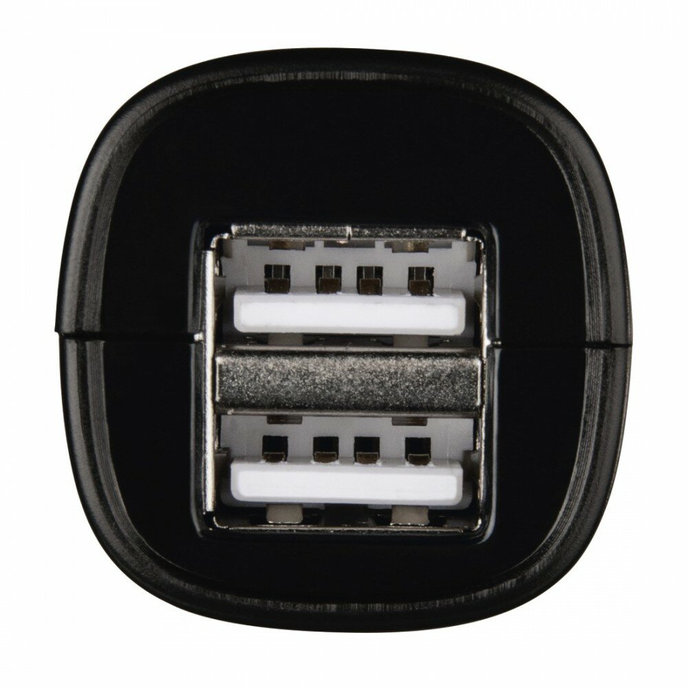 Ładowarka samochodowa USB Hama 001736240000 widoczne złącza