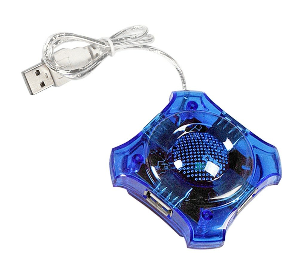 HUB USB ESPERANZA EA150G front niebieski