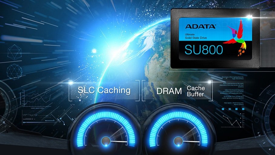 Dysk SSD ADATA Ultimate SU800 predkosc