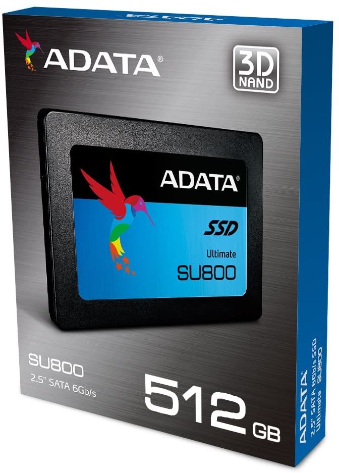 Dysk SSD ADATA Ultimate SU800 512GB 2.5'' SATA3 (560520 MBs) 7mm 3D TLC pudelko