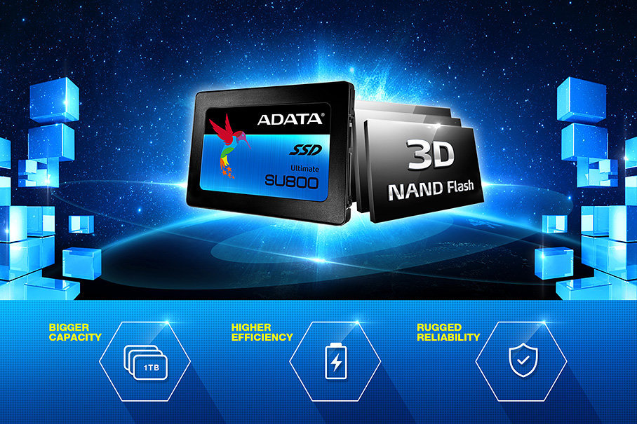 Dysk SSD ADATA Ultimate SU800 512GB 2.5'' SATA3 (560520 MBs) 7mm 3D TLC nand 3d