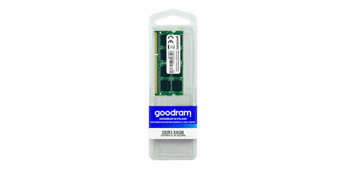 Pamięć RAM Goodram DDR3 GR1600S3V64L11/4G opakowanie