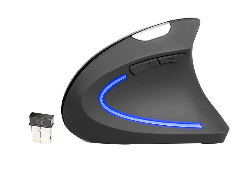 Mysz Tracer Flipper RF Nano USB TRAMYS44214 widok z boku
