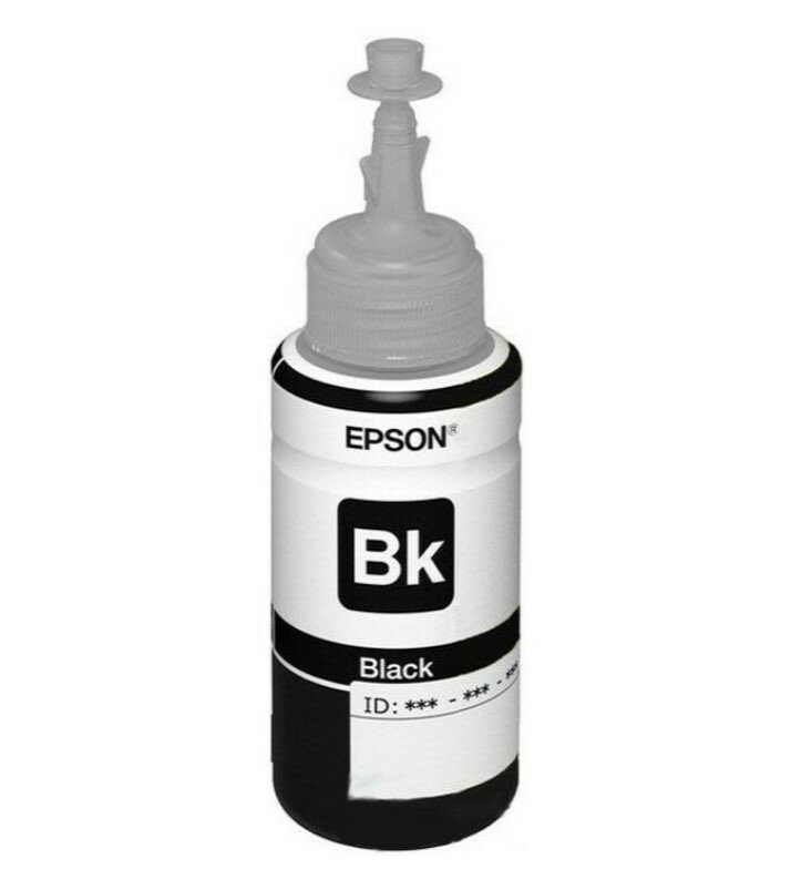 Tusz Epson T6731 70 ml czarna front butelki